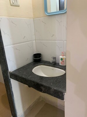 Bathroom in 2 BHK Apartment at Sai Arpan CHS, Kharghar – for Rent