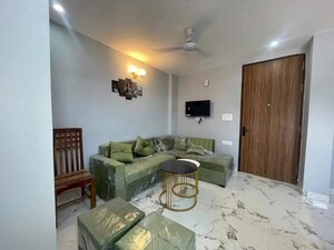 Living Room in 1 BHK Apartment at Saket – for Rent