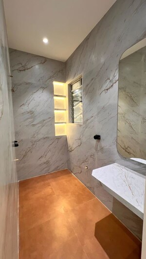 Bathroom in 1 BHK Apartment at Khadakpada – for Sale