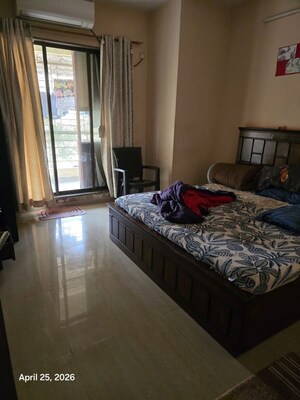 Bedroom in 2 BHK Apartment at Sai Moreshwar CHS, Kharghar Sector 12 – for Rent
