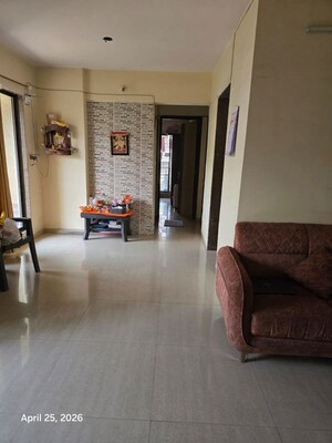 Living Room in 2 BHK Apartment at Sai Moreshwar CHS, Kharghar Sector 12 – for Rent