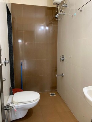 Bathroom in 2 BHK Apartment at Sai Moreshwar CHS, Kharghar Sector 12 – for Rent