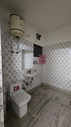 Bathroom in 3 BHK Apartment at Saket – for Rent