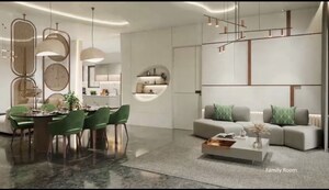 Dining area in 3 BHK Apartment at Vian Mrida, Kollur – for Sale