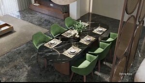 Dining area in 3 BHK Apartment at Vian Mrida, Kollur – for Sale