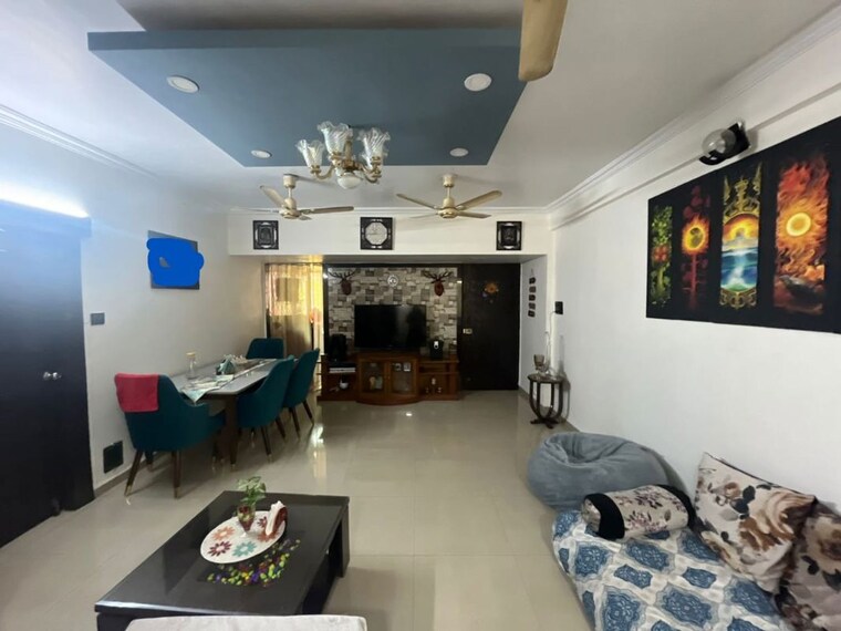 Living Room, bonzar-residency 2 Bedroom 1100 Sq.Ft. Apartment In Kharghar Navi Mumbai 10347774