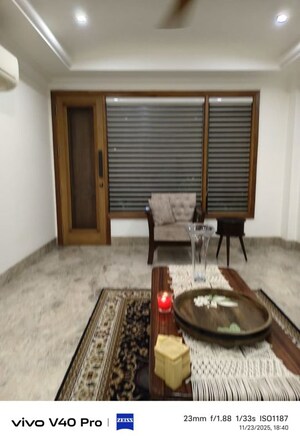 Living Room in 4 BHK Builder Floor at Greater Kailash ii – for Sale