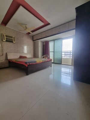 Living Room in 4 BHK Apartment at Dreams Tower, Kharghar – for Rent