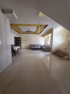 Living Room in 4 BHK Apartment at Dreams Tower, Kharghar – for Rent