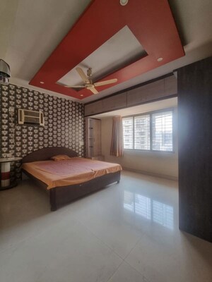 Living Room in 4 BHK Apartment at Dreams Tower, Kharghar – for Rent