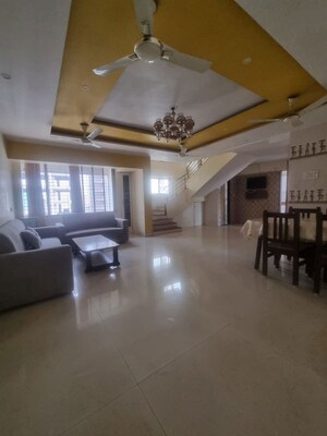 Living Room in 4 BHK Apartment at Dreams Tower, Kharghar – for Rent