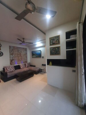 Living Room in 2 BHK Apartment at Arihant Abhilasha, Kharghar – for Rent