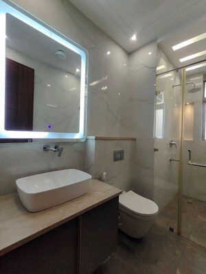 Bathroom in 3 BHK Apartment at Saket – for Rent