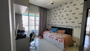 Bedroom in 3 BHK Apartment at Concret Sai Saakshaat, Kharghar – for Rent