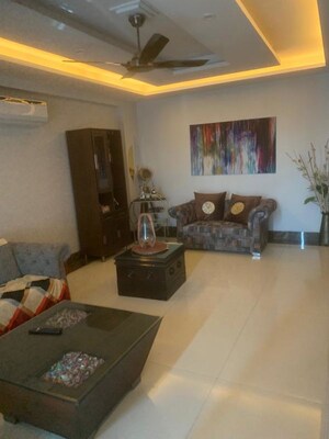 Living Room in 4 BHK Builder Floor at Sushant Lok I – for Sale