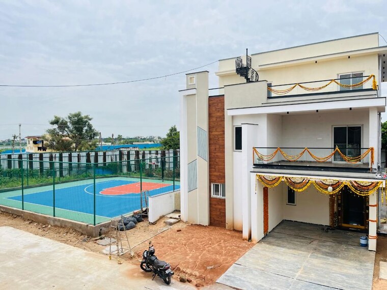 Exterior View, srigdhas-rising-east 3 Bedroom 2440 Sq.Ft. Villa In Pocharam Hyderabad 10347942