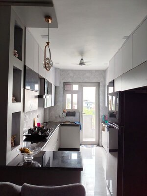 Kitchen in 3 BHK Builder Floor at Sector 9 – for Rent