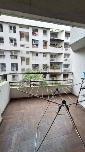 Balcony in 1 BHK Apartment at Landmark Garden, Kalyani Nagar – for Rent