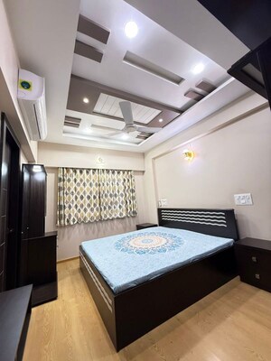 Bedroom in 2 BHK Apartment at  Deep Indraprastha Homes, Makarba – for Rent
