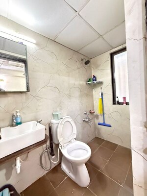 Bathroom in 2 BHK Apartment at  Deep Indraprastha Homes, Makarba – for Rent