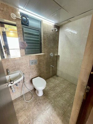 Bathroom in 2 BHK Apartment at Shapoorji Pallonji Joyville, Virar West – for Sale