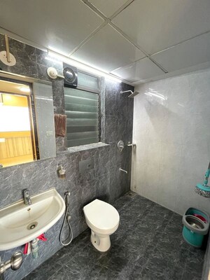 Bathroom in 2 BHK Apartment at Shapoorji Pallonji Joyville, Virar West – for Sale