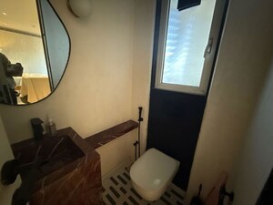Bathroom in 3 BHK Apartment at Indiabulls Blu, Worli – for Rent