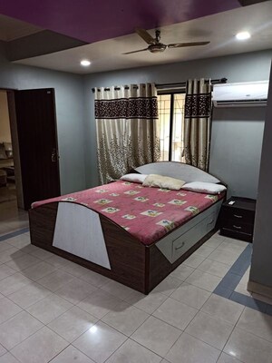 Bedroom in 3 BHK Apartment at Kumar Primrose, Kharadi – for Rent