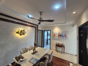 Dining Room in 3 BHK Apartment at Peninsula Heights Bangalore, Jp Nagar – for Rent