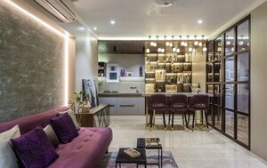 Living Room in 2 BHK Apartment at Kanakia Paris, Bandra East – for Rent