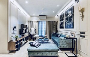 Living Room in 2 BHK Apartment at Kanakia Paris, Bandra East – for Rent