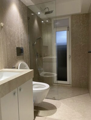 Bathroom in 4 BHK Apartment at Kanakia Paris, Bandra East – for Rent