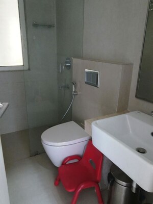 Bathroom in 3 BHK Apartment at Indiabulls Blu, Worli – for Rent