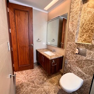 Bathroom in 3 BHK Apartment at Jangpura – for Rent