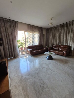 Living Room in 3 BHK Apartment at Paranjape Schemes Saptagiri, Baner – for Rent