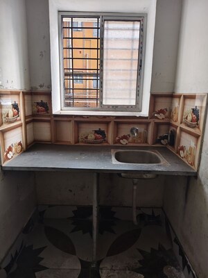 Kitchen in 2 BHK Builder Floor at Gariahat – for Rent