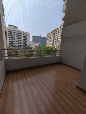 Balcony in 3 BHK Apartment at Nandan Vatsalya Vihar, Aundh – for Rent