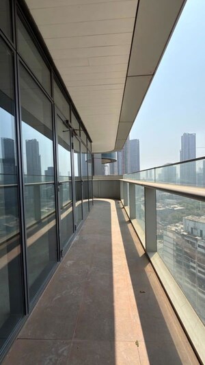 Balcony in 4 BHK Apartment at Omkar 1973, Worli – for Rent