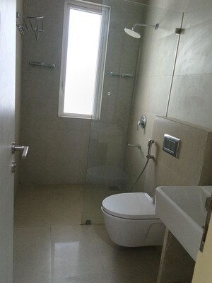Bathroom in 3 BHK Apartment at Indiabulls Blu, Worli – for Rent