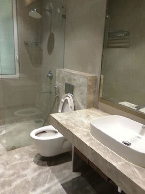 Bathroom in 3 BHK Apartment at Indiabulls Blu, Worli – for Rent