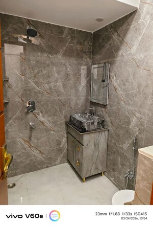 Bathroom in 1 RK Builder Floor at Malviya Nagar – for Rent