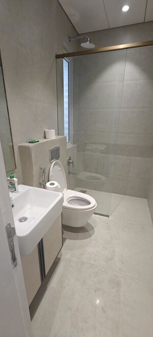 Bathroom in 4 BHK Apartment at Indiabulls Blu, Worli – for Rent