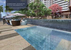 Swimming Pool in 3 BHK Apartment at Hubtown 25 South, Prabhadevi – for Sale