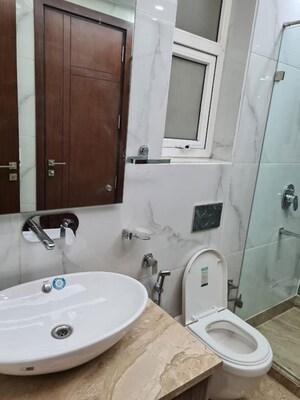 Bathroom in 3 BHK Builder Floor at Greater Kailash Part 3 – for Rent
