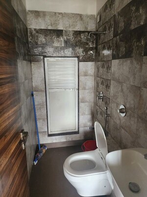 Bathroom in 2 BHK Apartment at Bhagwati Elgenza, Ghansoli – for Rent