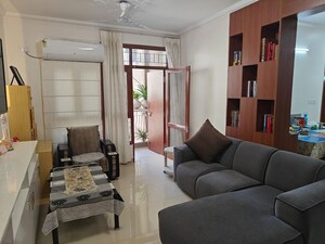 Living Room in 3 BHK Apartment at Apex Apartments, Sector 45 – for Rent