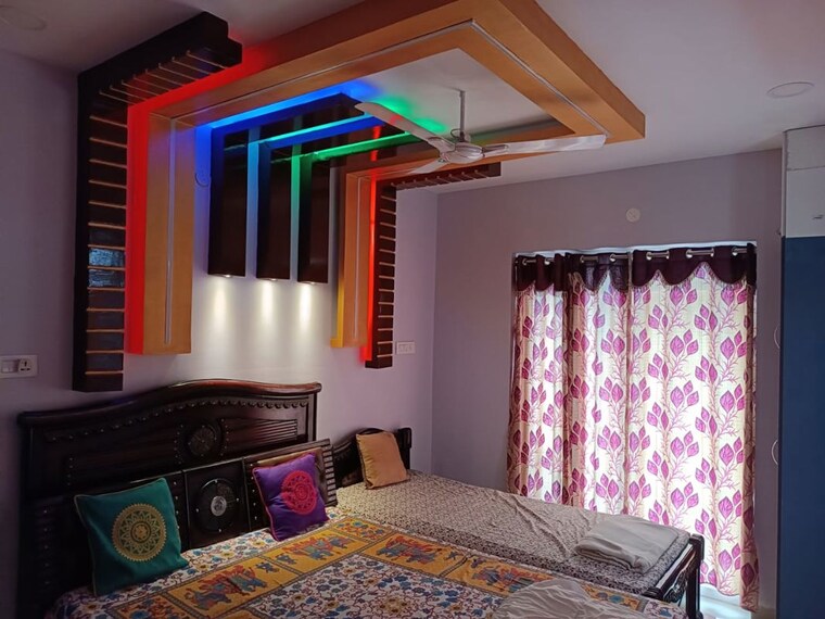 Bedroom, rajapushpa-regalia 3 Bedroom 1650 Sq.Ft. Apartment In Kokapet Hyderabad 10348368