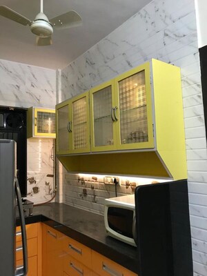 Kitchen in 1 BHK Apartment at Versova Manish CHS, Andheri West – for Rent