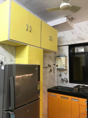 Kitchen in 1 BHK Apartment at Versova Manish CHS, Andheri West – for Rent