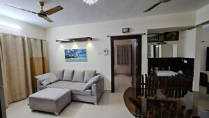 Living Room in 2 BHK Apartment at Theme Ambience Golf View, Gachibowli – for Rent